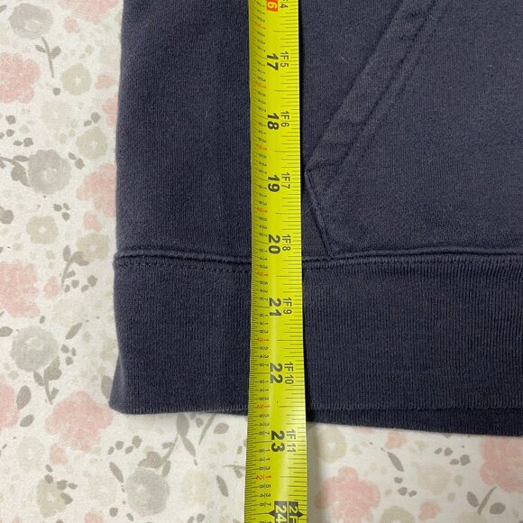 GAP Hooded Sweatshirt Size Small - Unisex - Dark Blue - Vintage - Picture 10 of 10